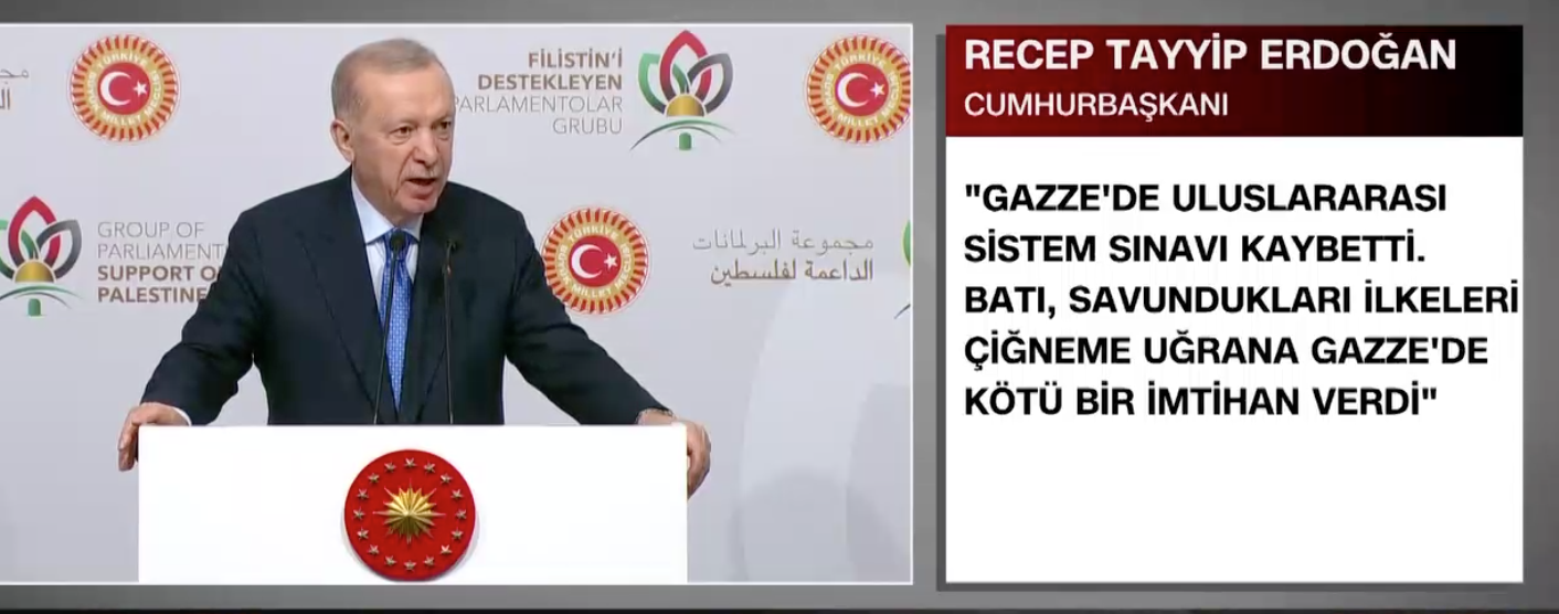 Cumhurbaşkanı’nın İsrail mesajı