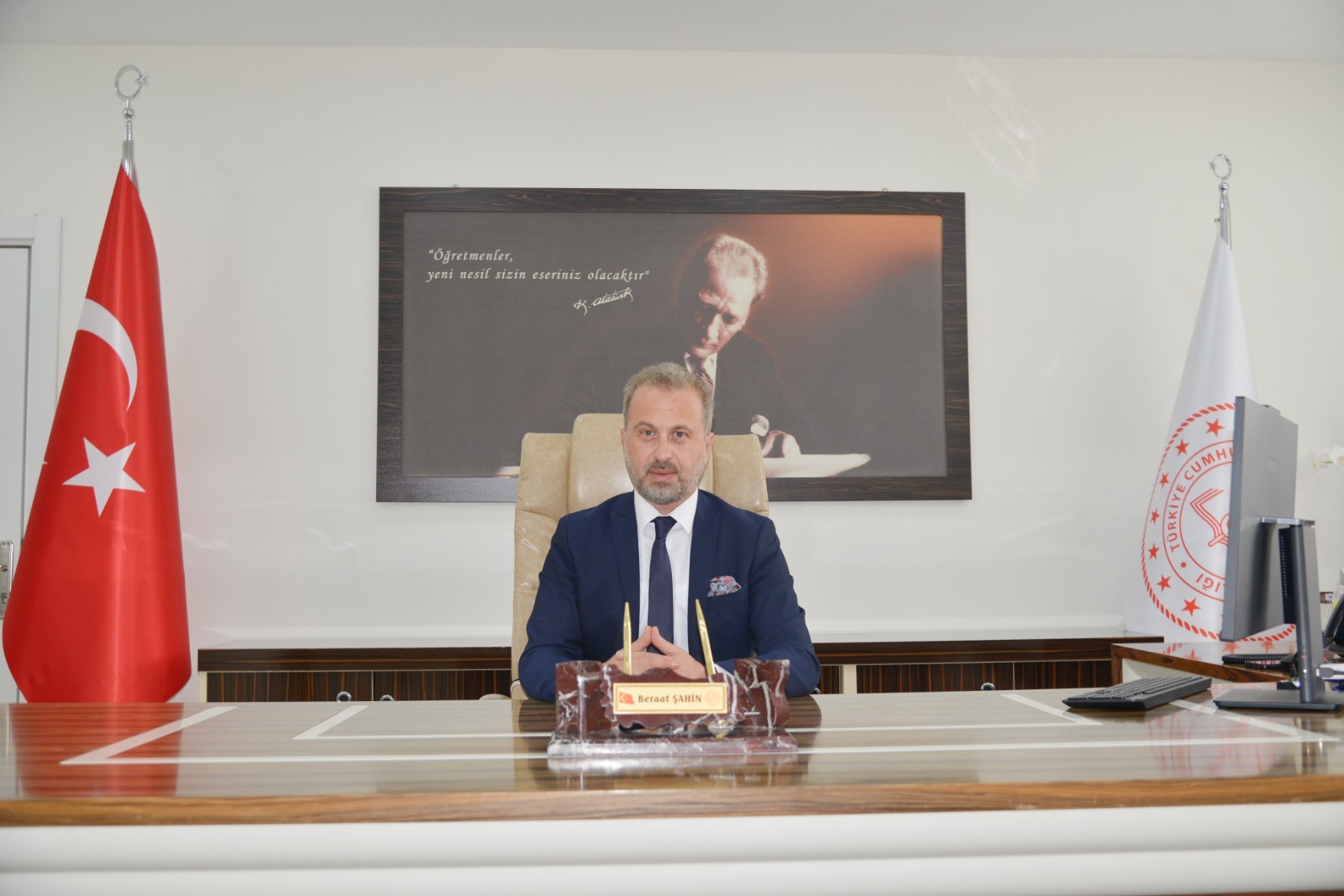 MİLLİ EĞİTİM MÜDÜRÜ BERAAT ŞAHİN’DEN ARA TATİL MESAJI: “GELECEĞİMİZE NEFES OLALIM”