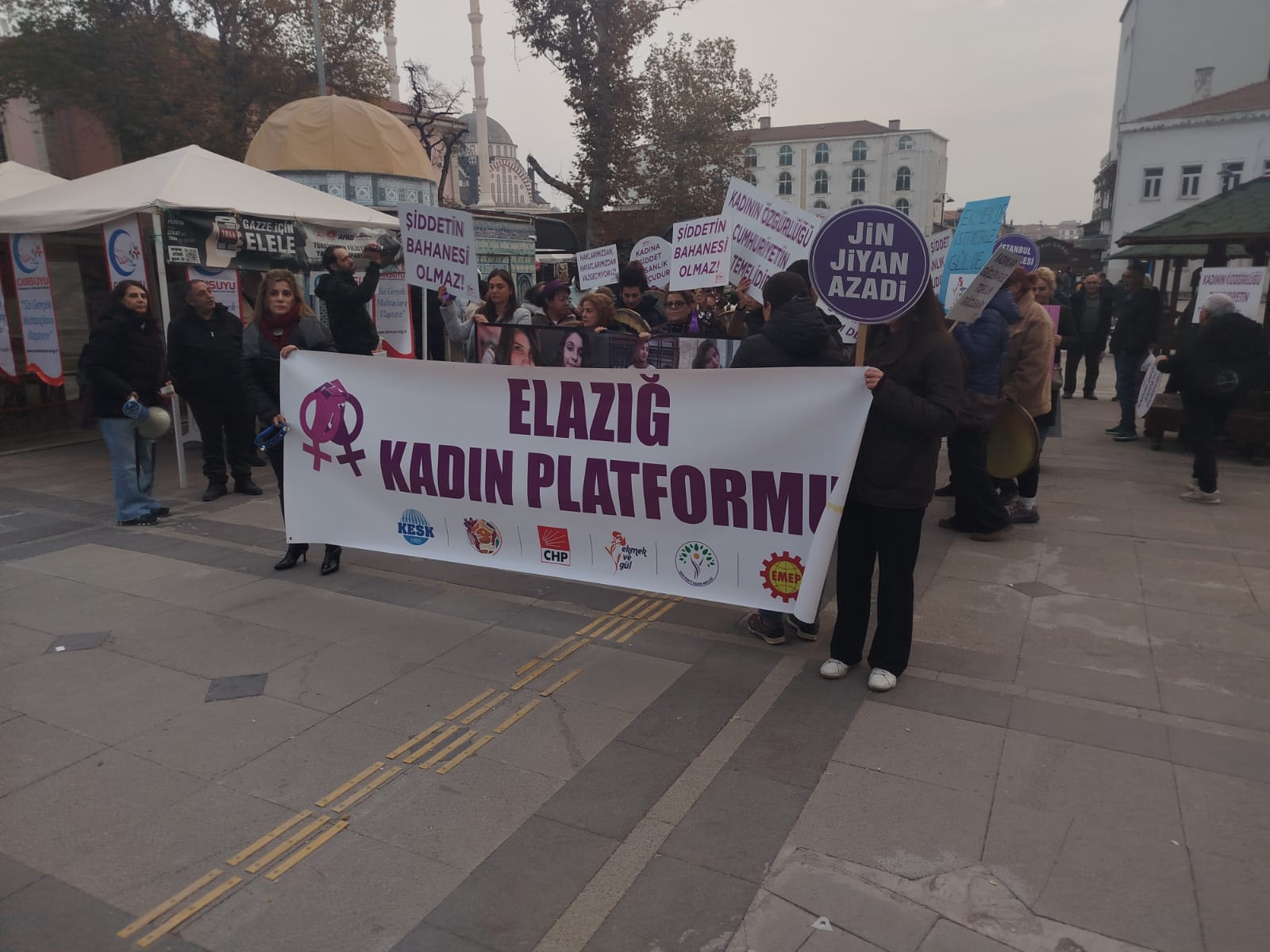 CHP Kadın Kolları ve Kadınlar Platformu’ndan Şiddete Karşı Yürüyüş