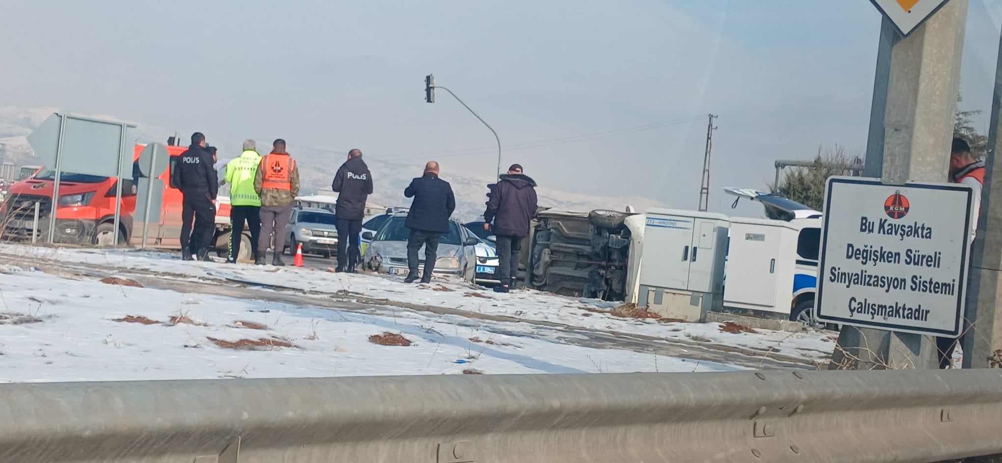 Elazığ’da Kavşakta Kaza: 1 Yaralı