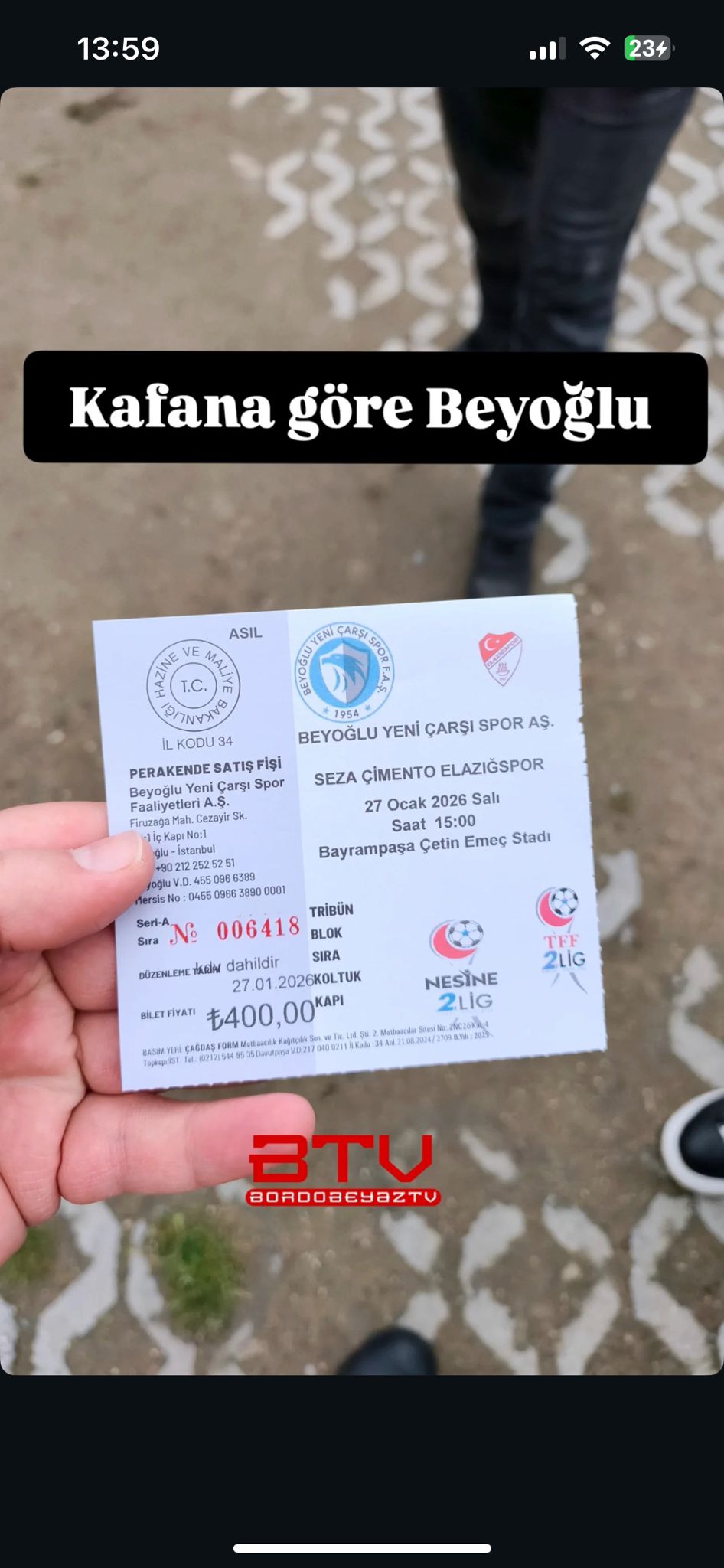 Beyoğlu’nun Elazığspor Nefreti!