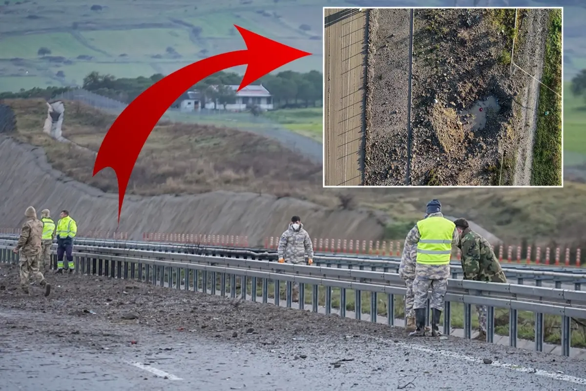 Düşen F-16’nın bulunduğu bölgede çarpıcı manzara