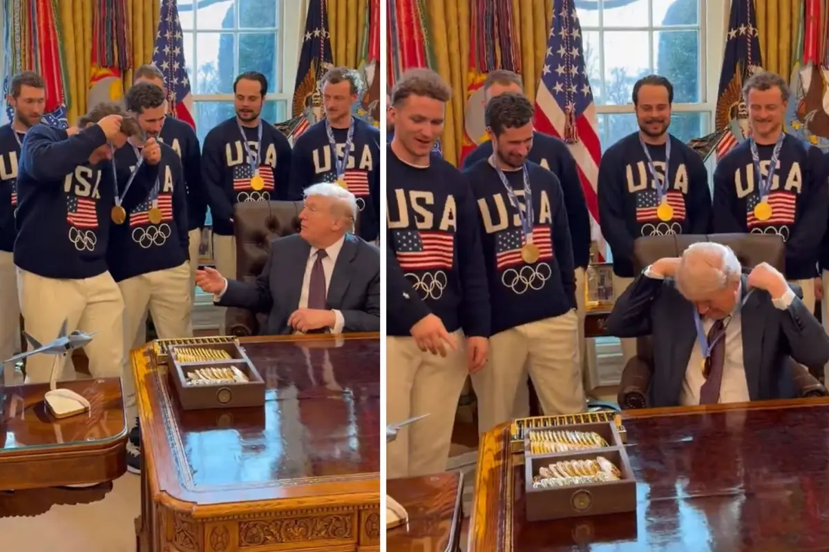 Trump, Kış Olimpiyatları’nda altın madalya kazanan takımını kabul etti