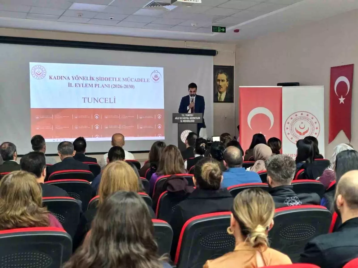 Tunceli’de kadına yönelik şiddetle mücadelede yerel yol haritası belirlendi