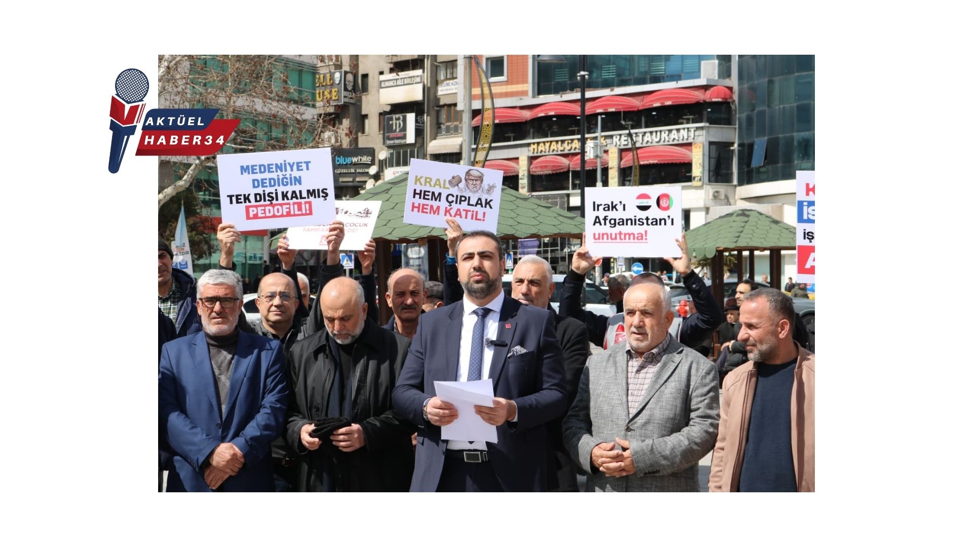 YÜKSEL: “ZALİMLERE LANET, MAZLUMLARA DESTEK”