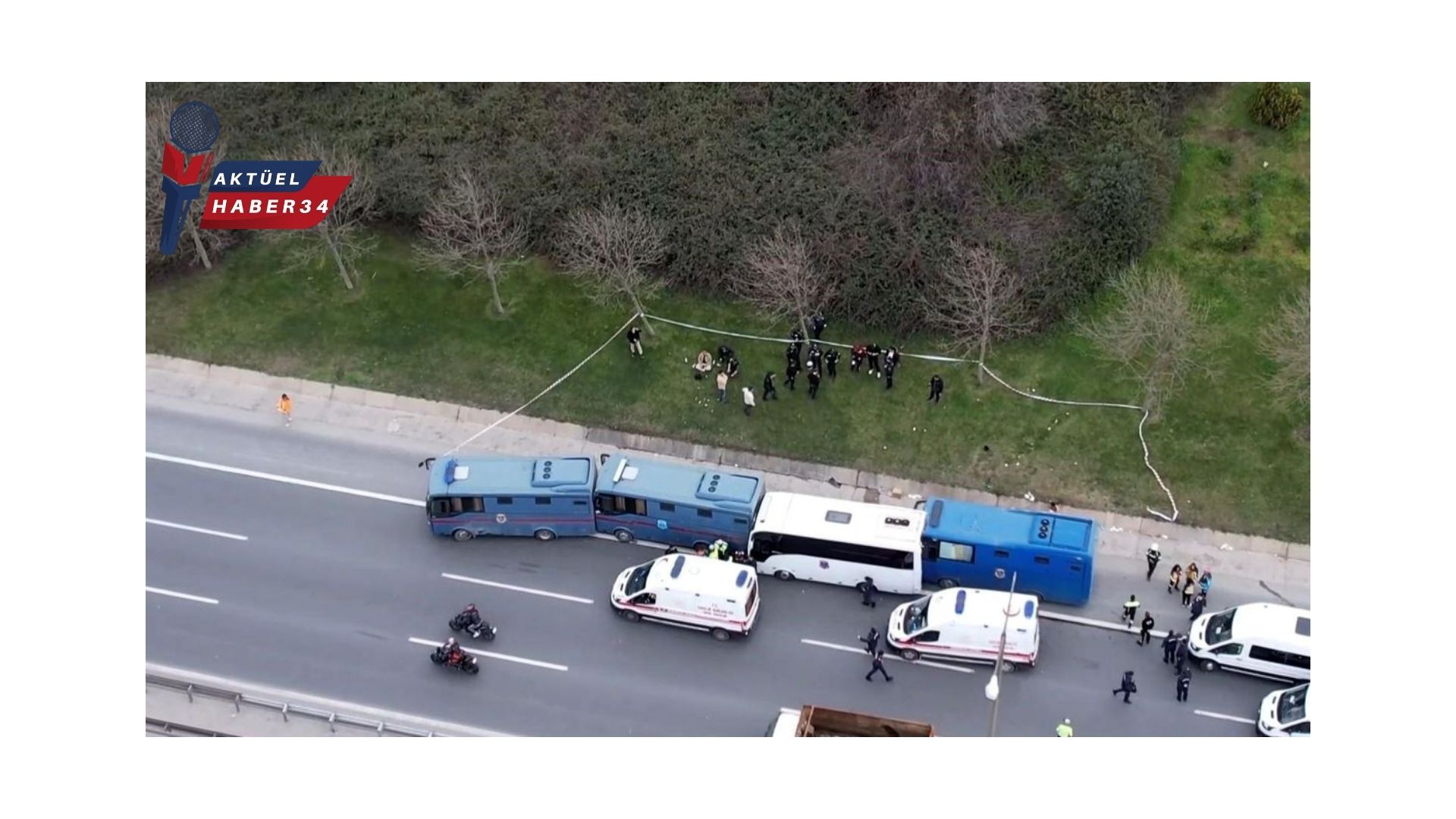 İstanbul’da 4 cezaevi aracı kaza yaptı