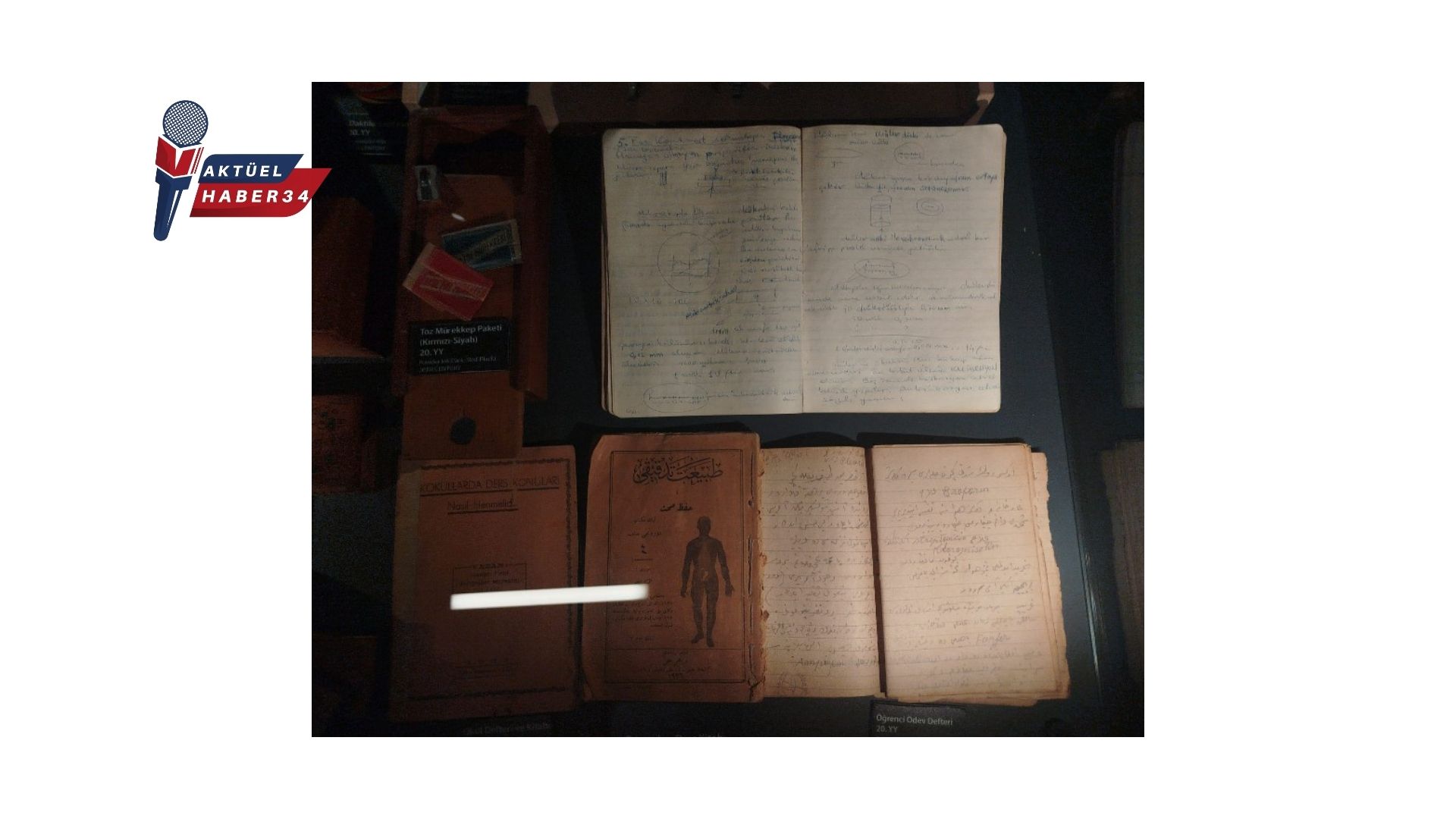 Elazığlı öğrencinin asırlık ödevi! Elazığ Kent Müzesi’ndeki O Defter Görenleri Şaşırtıyor!