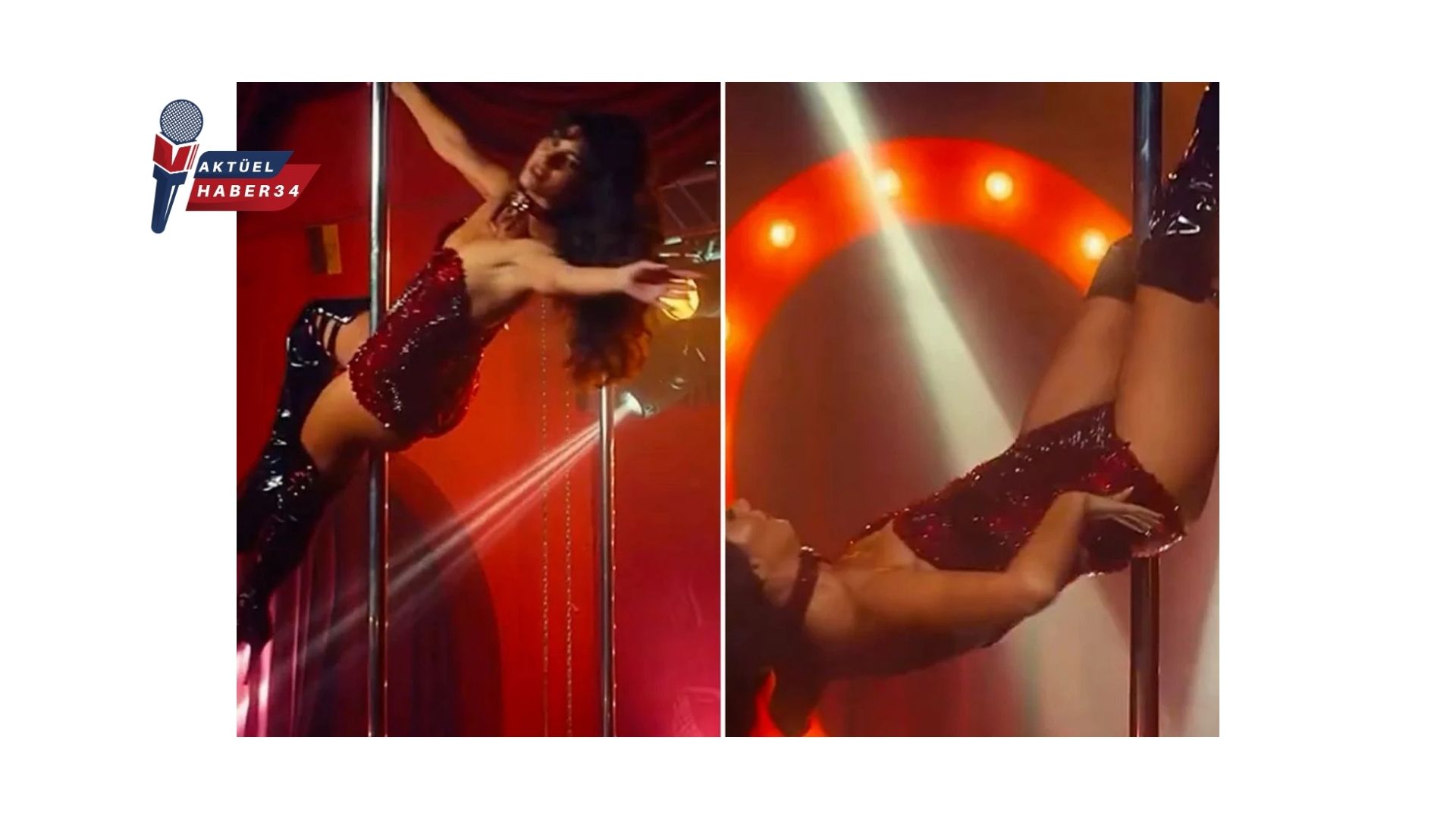 Üç ay özel ders aldı: İşte Tuba Büyüküstün’ün ilk direk dansı performansı