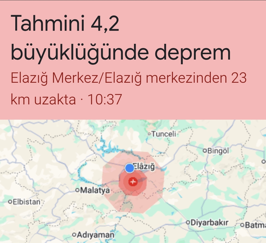 Elazığ deprem SON DAKİKA! Elazığ’da deprem mi oldu, kaç büyüklüğünde deprem oldu?