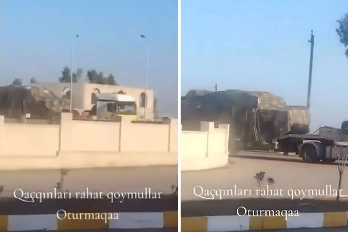 Felaket senaryosu gerçek oluyor: İşte Azerbaycan’ın İran sınırına yığınak yaptığı anlar