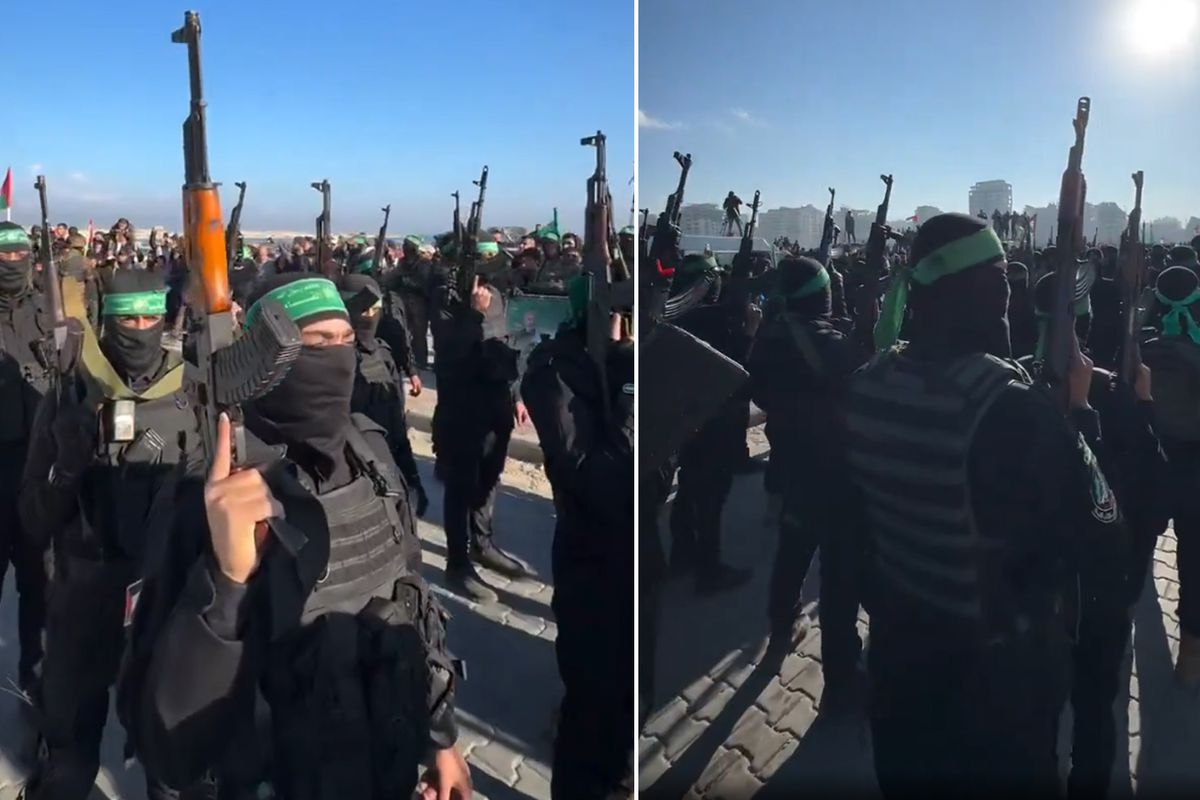 Gazze’de bir ilk! Hamas askeri geçit düzenledi
