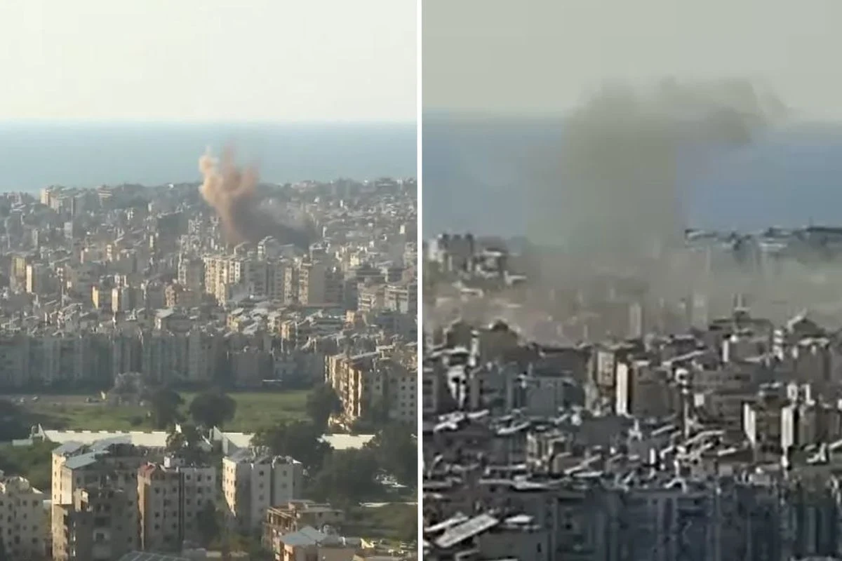 İsrail Beyrut’u yine vurdu, şehirden dumanlar yükseliyor