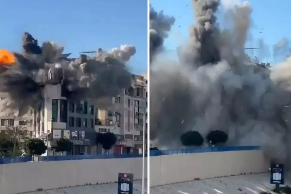 İsrail’den Beyrut’a şiddetli hava saldırısı