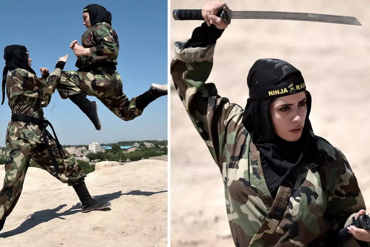 Kadın ninjalar, İsrail askerlerini bekliyor