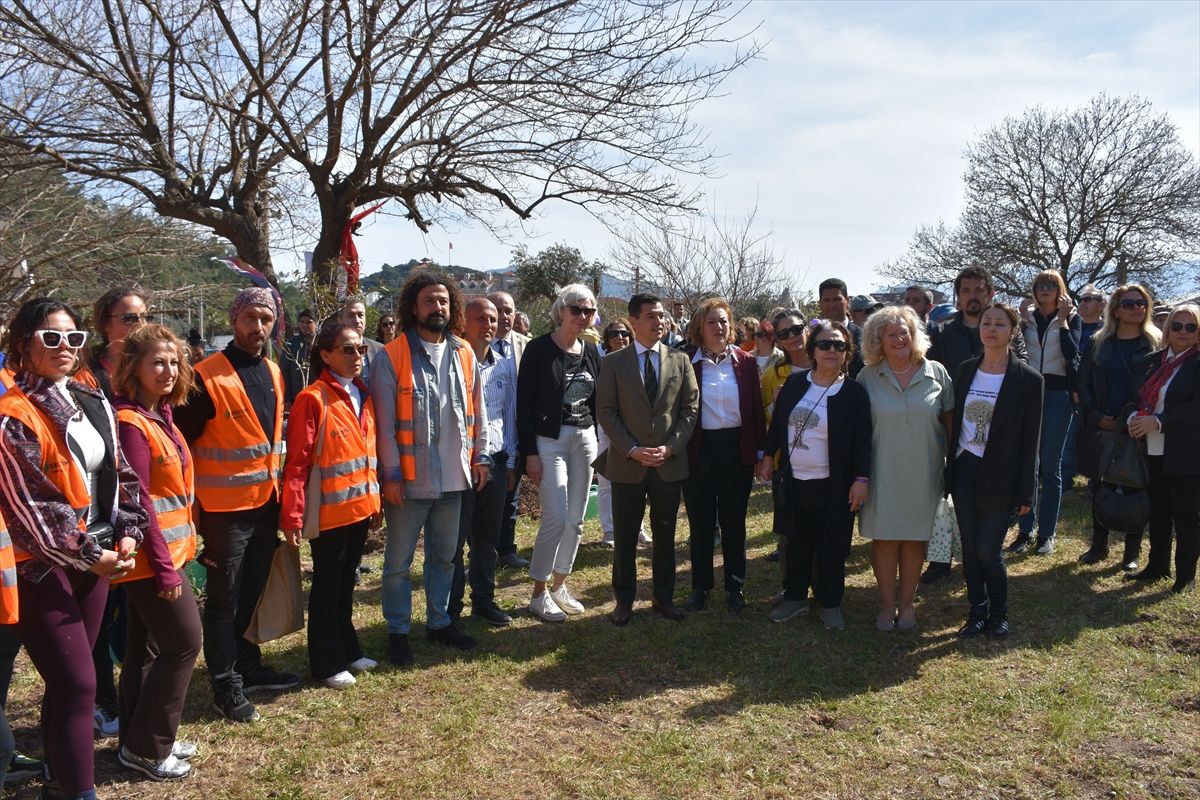 Marmaris’te Türk ve Alman kadınlar barış için zeytin fidanı dikti