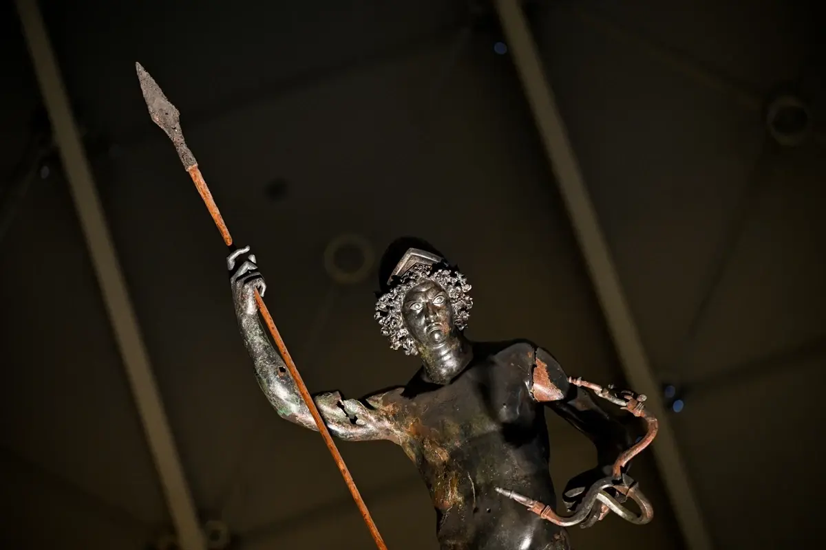 Zeugma’da yaklaşık 2 bin yıllık Mars heykeline seyir platformu yapıldı