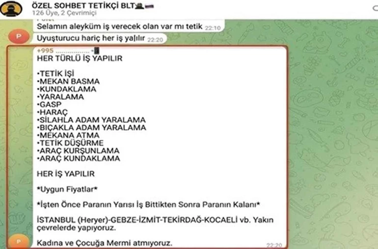 Her Türlü Tetik İşi Yapılır, Uyuşturucu Hariç