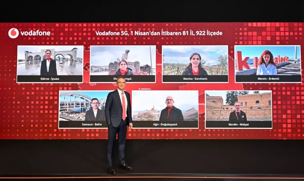 Vodafone’dan altyapıya 5 yılda 100 milyar TL’yi aşkın 5G yatırımı